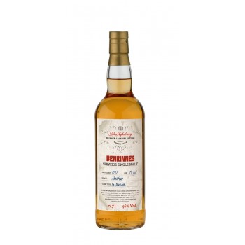 Whisky Private Cask Selection Benrinnes 19YO 1997 Single Malt Scotch