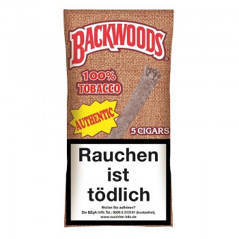 Zigarren Backwoods Authentic (Aromatic-Vanille)