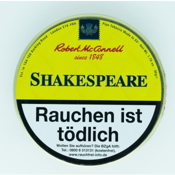 Pfeifentabak Robert McConnell Shakespeare (angelehnt an Dunhill Ye olde Signe)