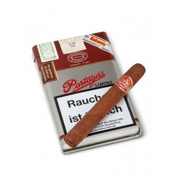 Zigarren Partagas Capitols 5er Vintage Blech Etui