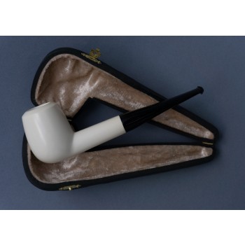 Pfeife Meerschaum Billiard Glatt