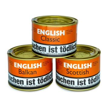 Pfeifentabak Probierpaket Bestseller Englisch