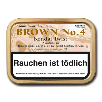 Pfeifentabak Samuel Gawith Brown N° 4