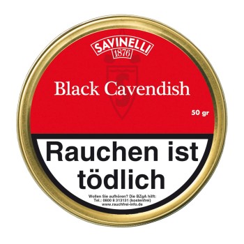 Pfeifentabak Savinelli Black Cavendish