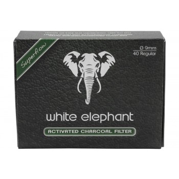 Aktivkohlefilter White Elephant 9mm 40 Stk.