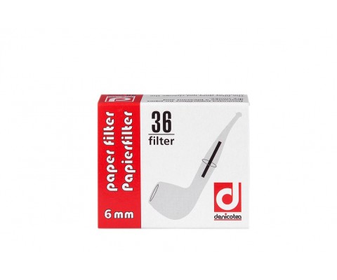 Denicotea Papier-Filter, 6 mm