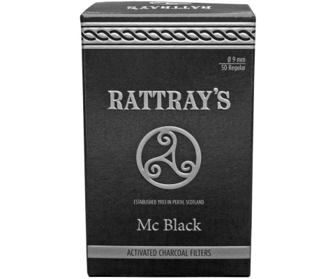 Aktivkohlefilter Rattray's MC Black 50 Filter 9mm