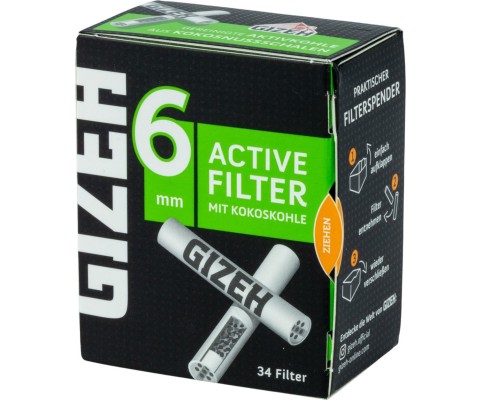 Gizeh Black Active Filter 6mm