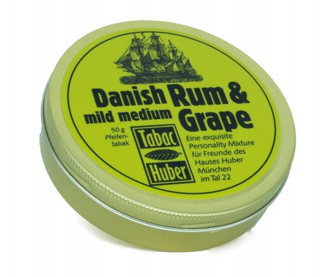 Huber Pfeifentabak Umfülldose "Vintage Rum & Grape" für 50gr.