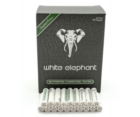 Aktivkohlefilter White Elephant 9mm 150 Stk.
