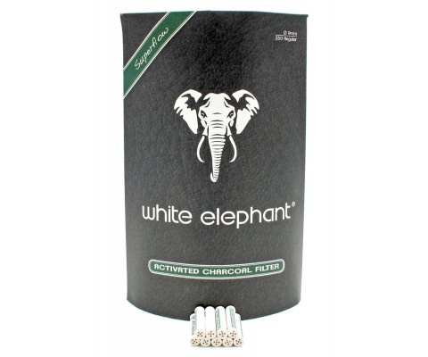 Aktivkohlefilter White Elephant 9mm 250 Stk.